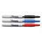 Sharpie Fine Bullet Tip Retractable Permanent Marker - Assorted Colors (3/Set)